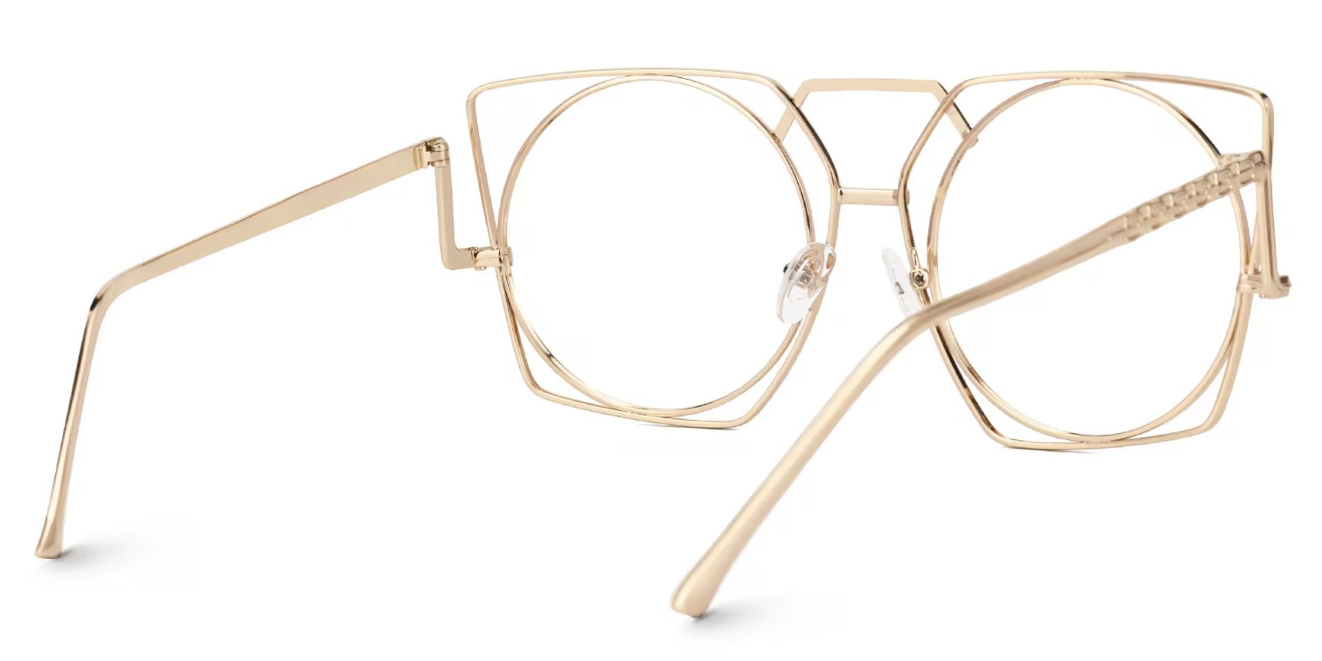 Ybarra Geometric Gold Glasses | ZEELOOL Canada3