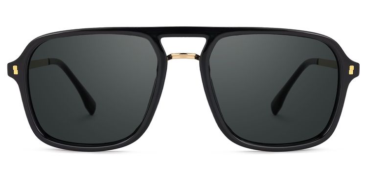 Kilworth Aviator Black Glasses