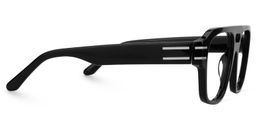 Haque Aviator Black Glasses2
