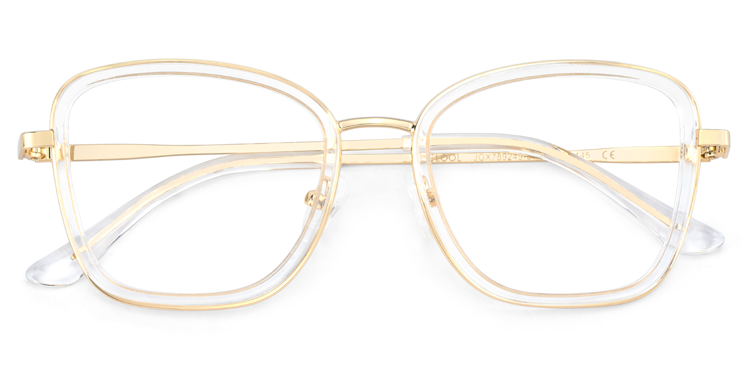 Full Frame Eyeglasses With Metal Rims2