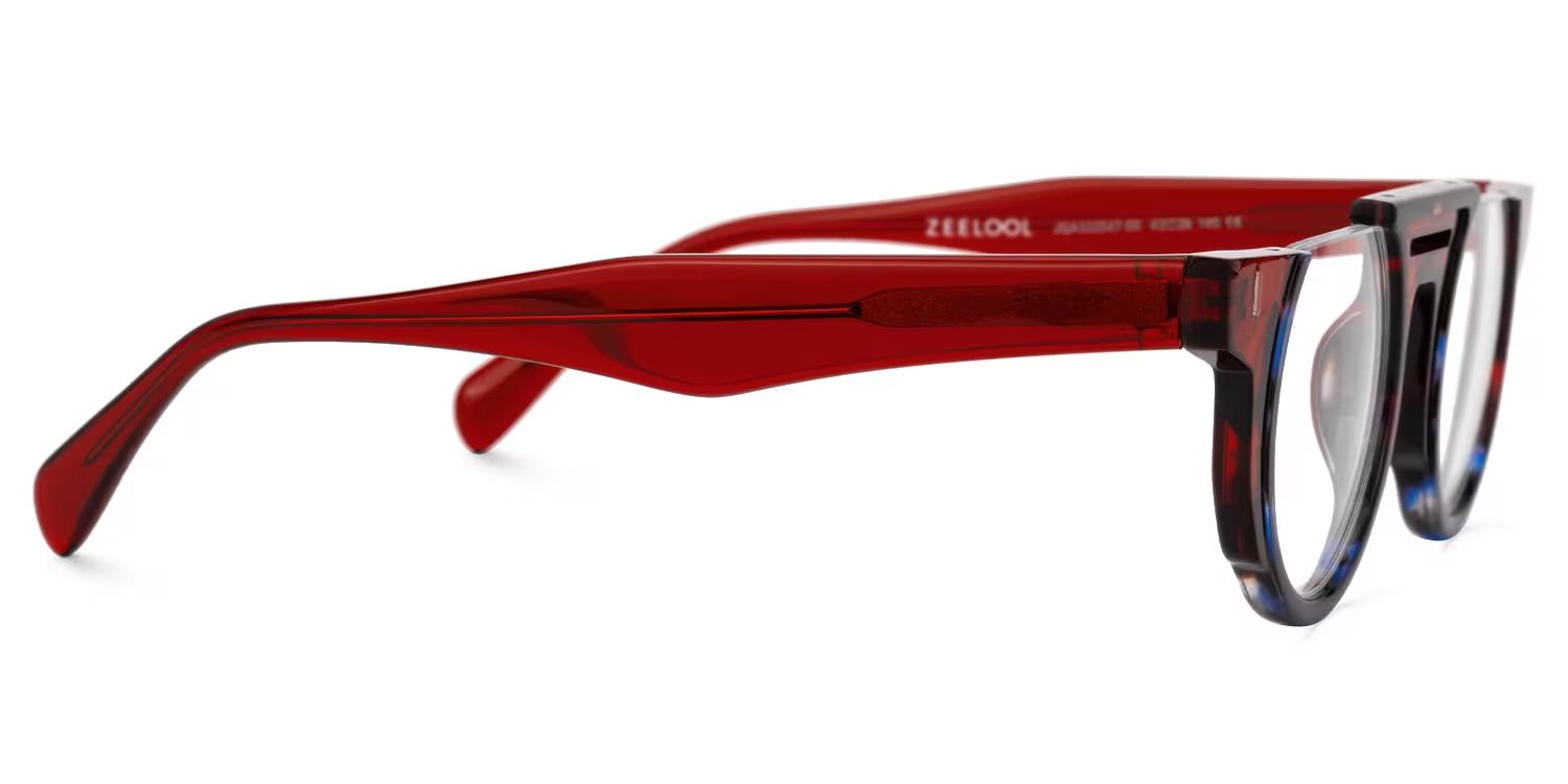 New Red Color for Mastin Acetate Eyeglasses  | ZEELOOL Canada2