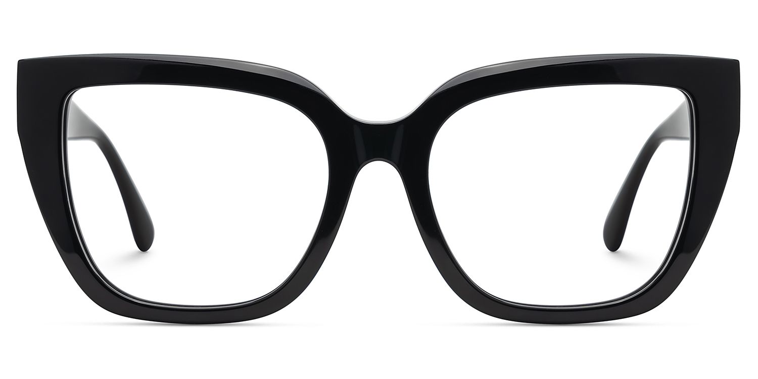 Square Frame Black Glasses on Sale1