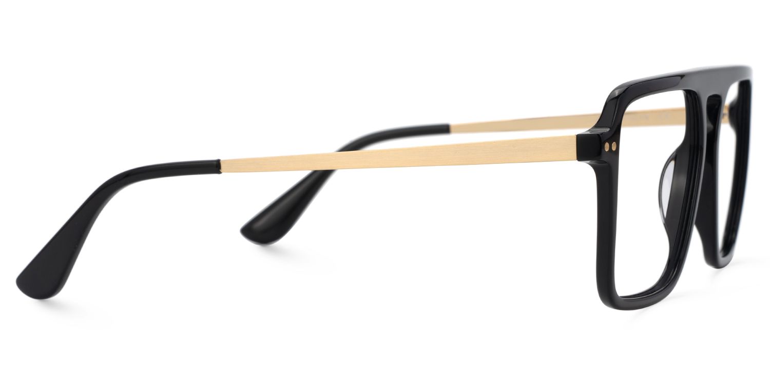Briannie Black Aviator Prescription Glasses Online | ZEELOOL Canada2