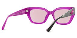 Flare Rectangle Black Sunglasses4