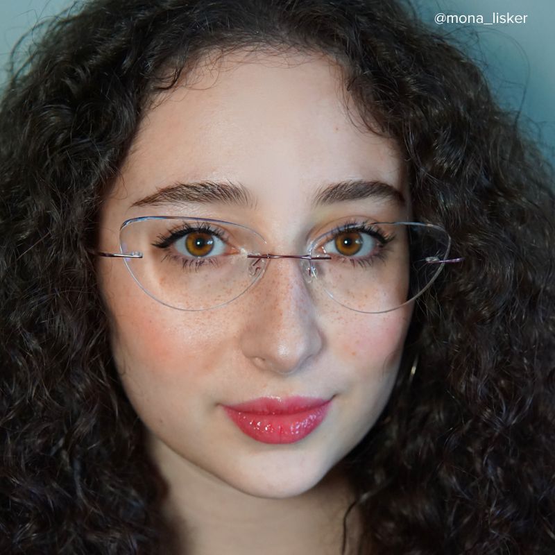 Evelyn Cat Eye Pink Glasses | ZEELOOL Canada6