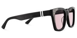 Gaydeh Rectangle Black Sunglasses3