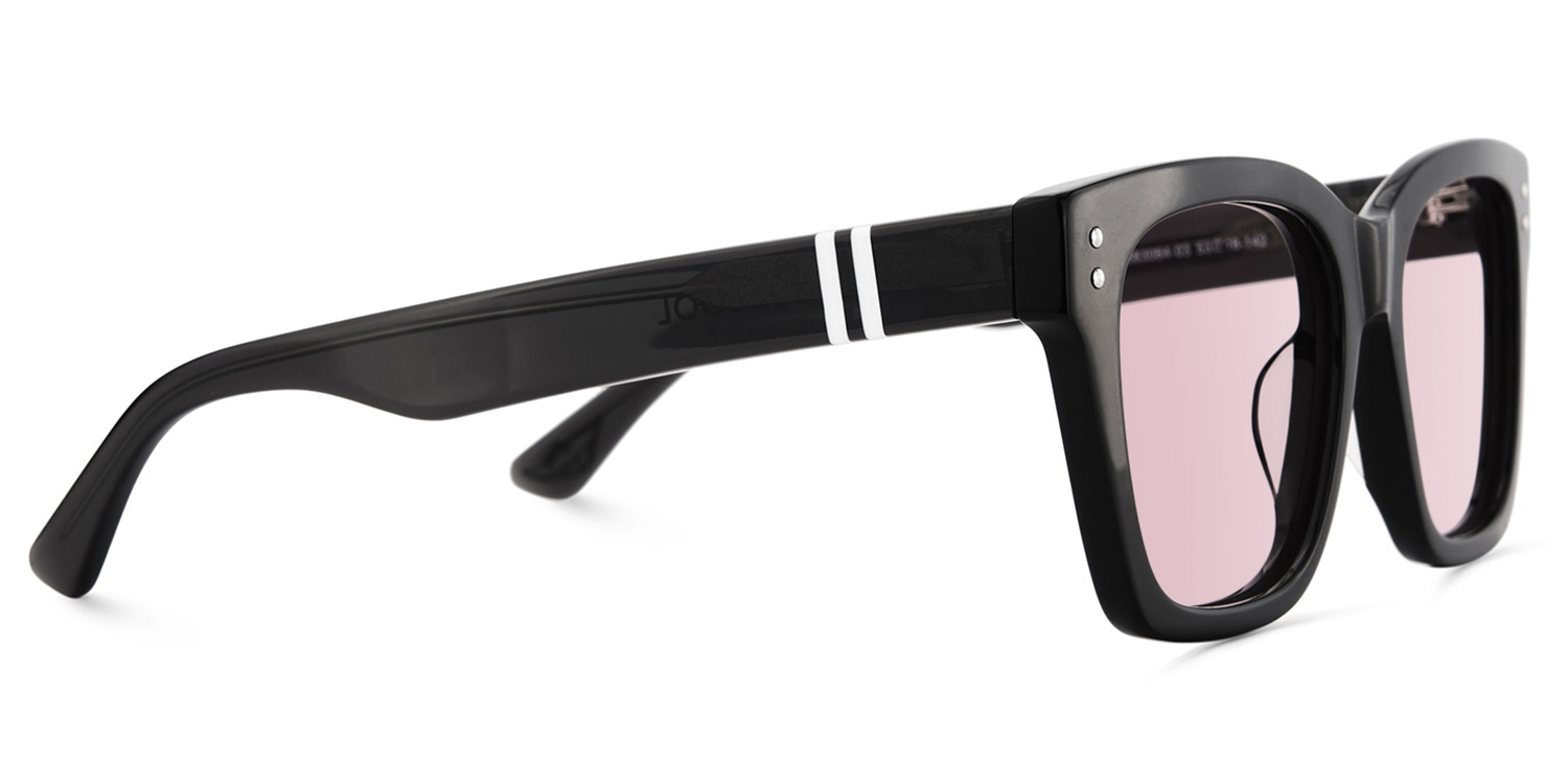 Gaydeh Black Glasses With Rectangle Shape | ZEELOOL Canada3
