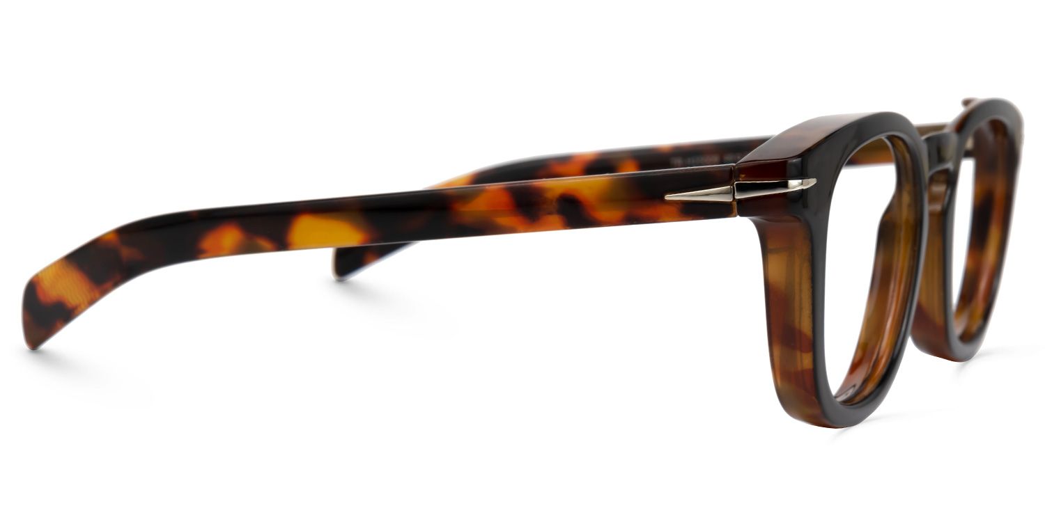 Tillis Round Black Glasses2