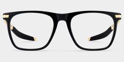 Stable Rectangle Black Glasses2