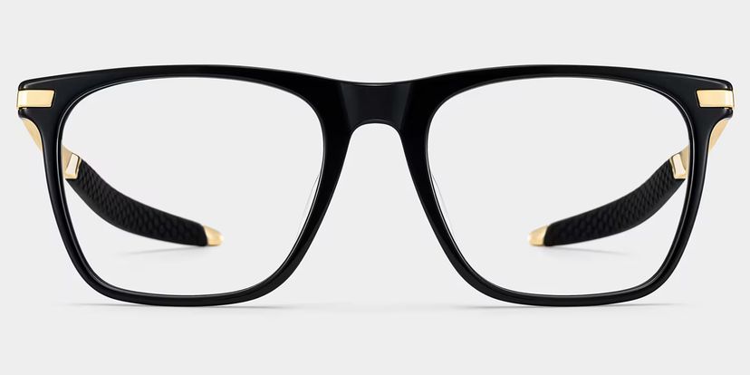 Stable Rectangle Black Glasses