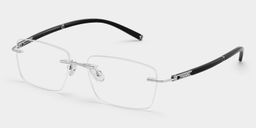 Adeline Rectangle Silver Glasses2