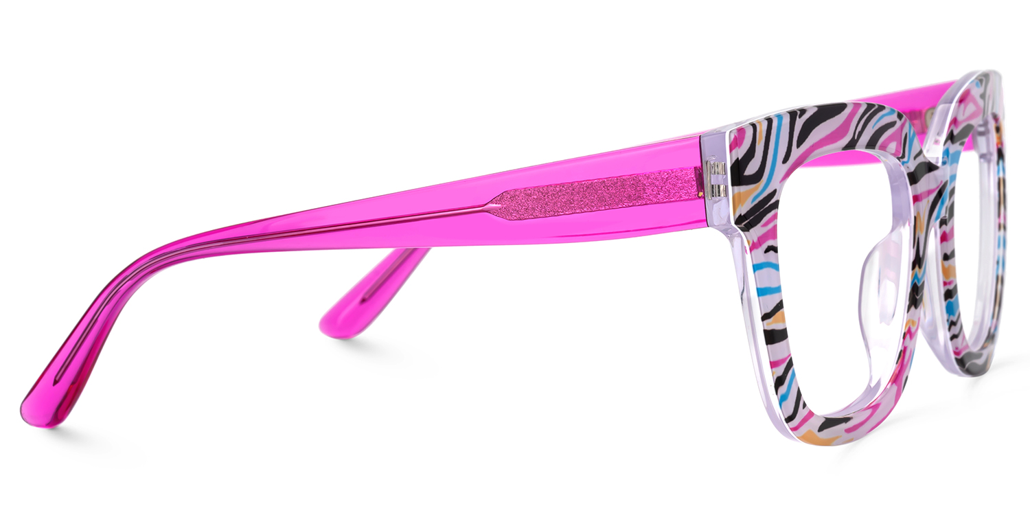 Designer Colorful Square Prescription Glasses3