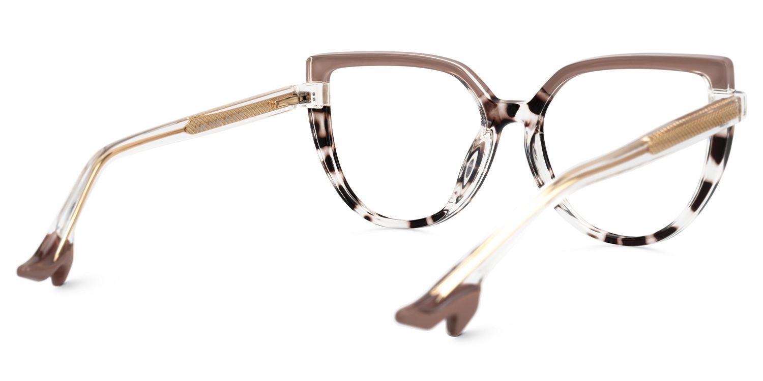 Noguet Cateye Two-Tone Glasses3