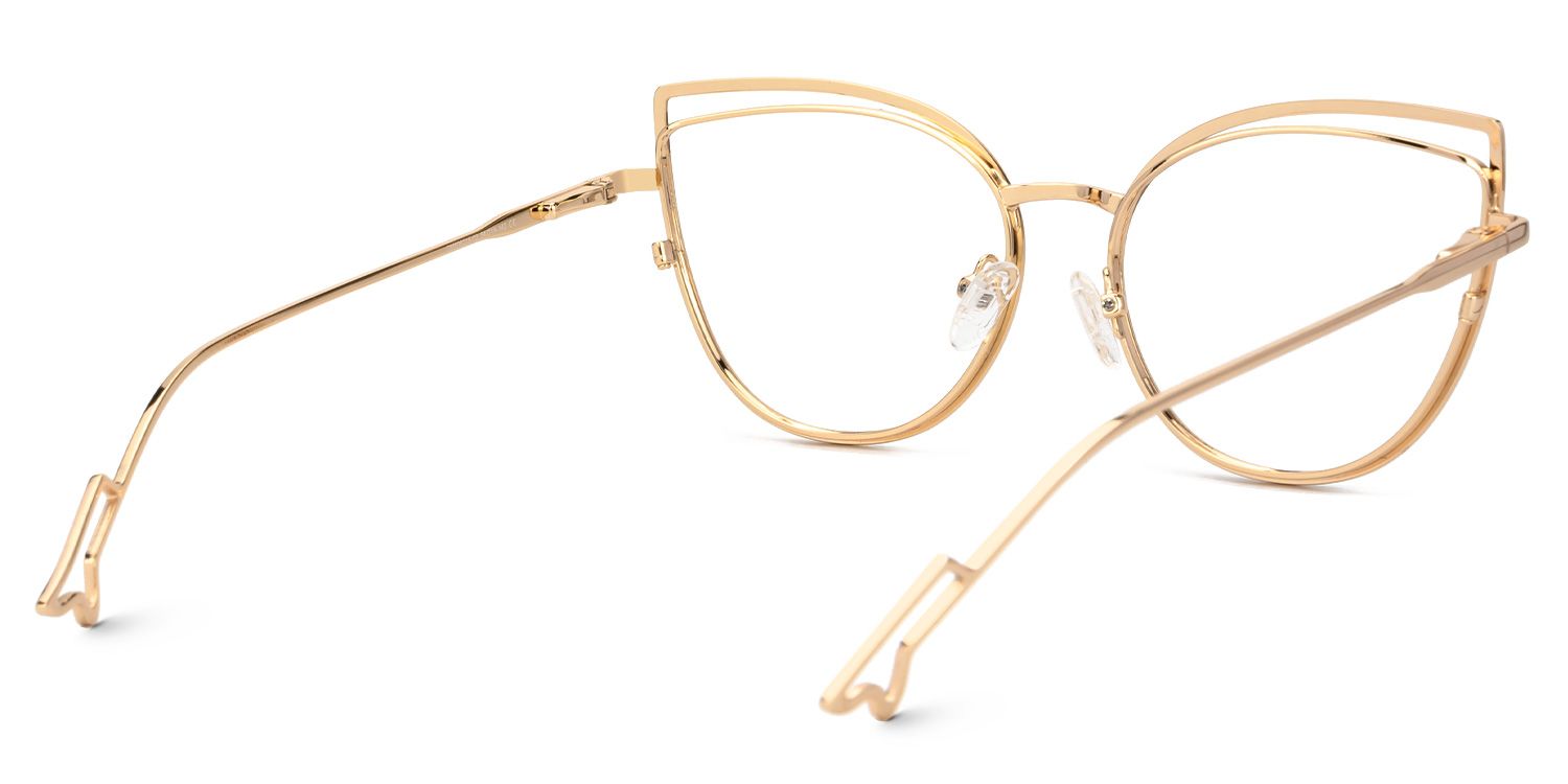 Spivey Cateye Metal Full Frame Eyeglasses | ZEELOOL Canada5