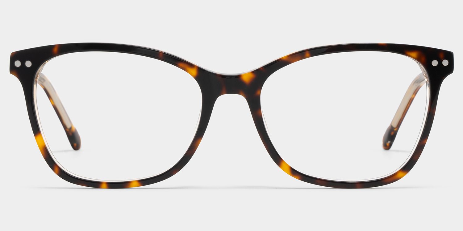 Marigold tortoise rectangle eyeglasses Online | ZEELOOL1