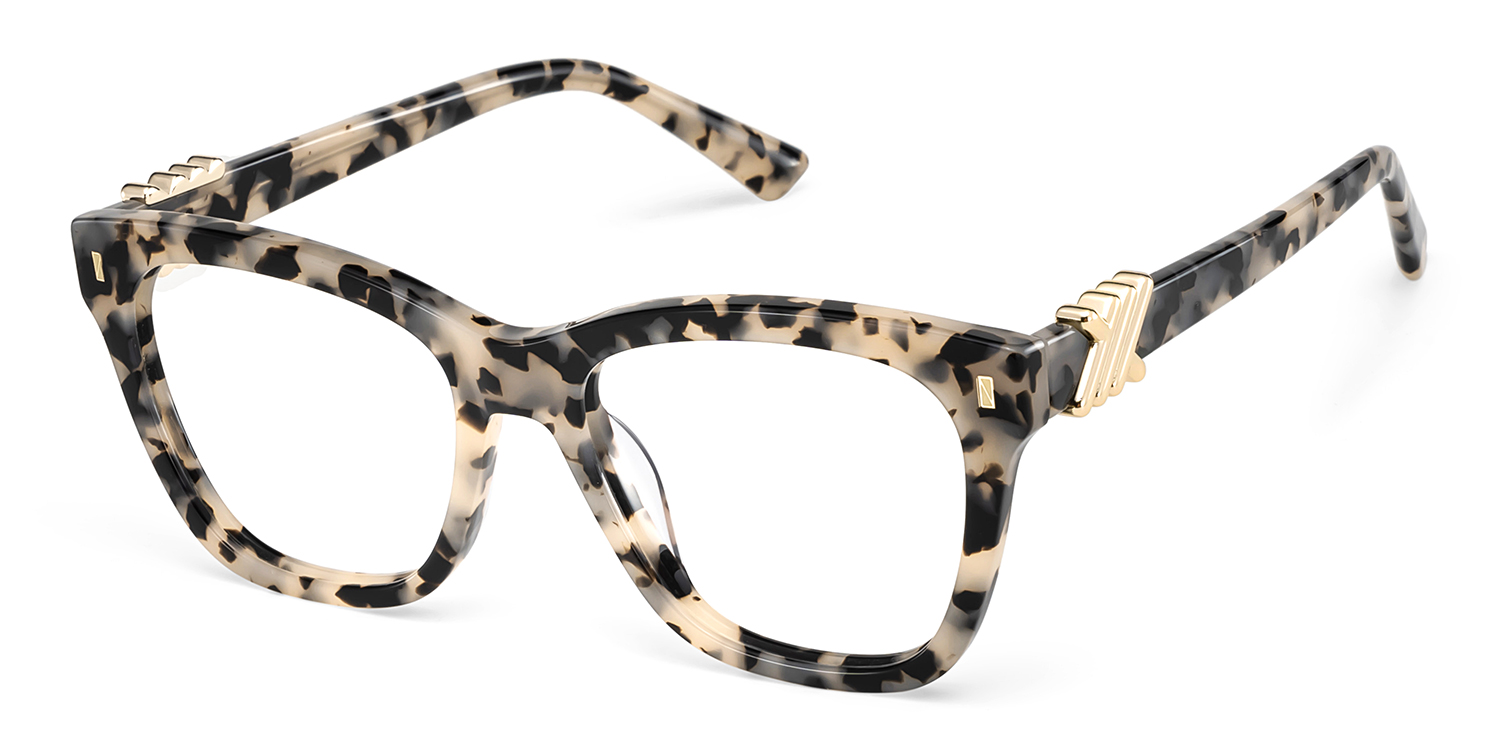 Mae Square Tortoise Glasses2
