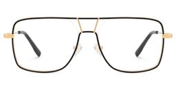 Bowdry Aviator Black Glasses1