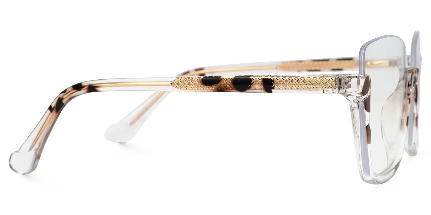 Kellina Square Two-Tone Glasses | ZEELOOL Canada2