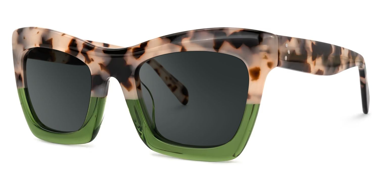 Benitez Square Two-Tone Frame & Prescription Sunglasses1