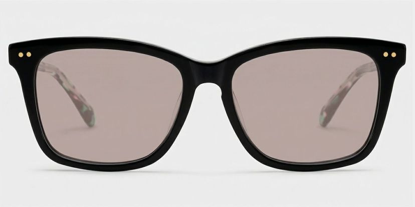 Layla Black Square Glasses