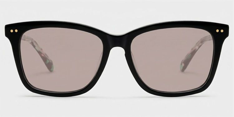 Layla Black Square Sunglasses