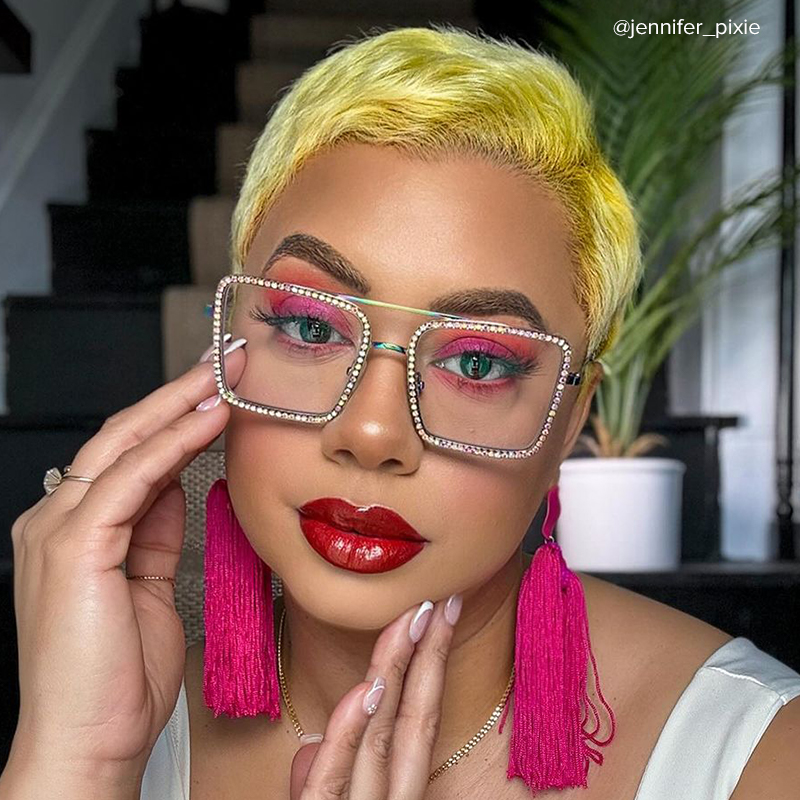 Diva Eyeglasses with Bling, Sparkly Prescription Glasses6