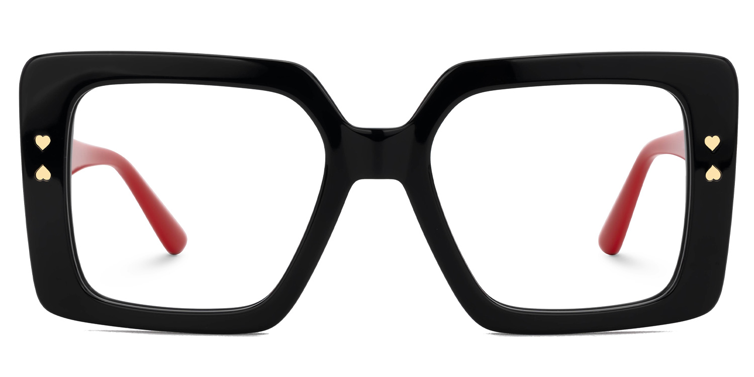 Durant Square Black Glasses0