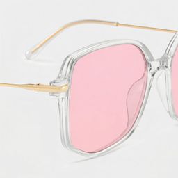 Payton Geometric Clear Glasses4