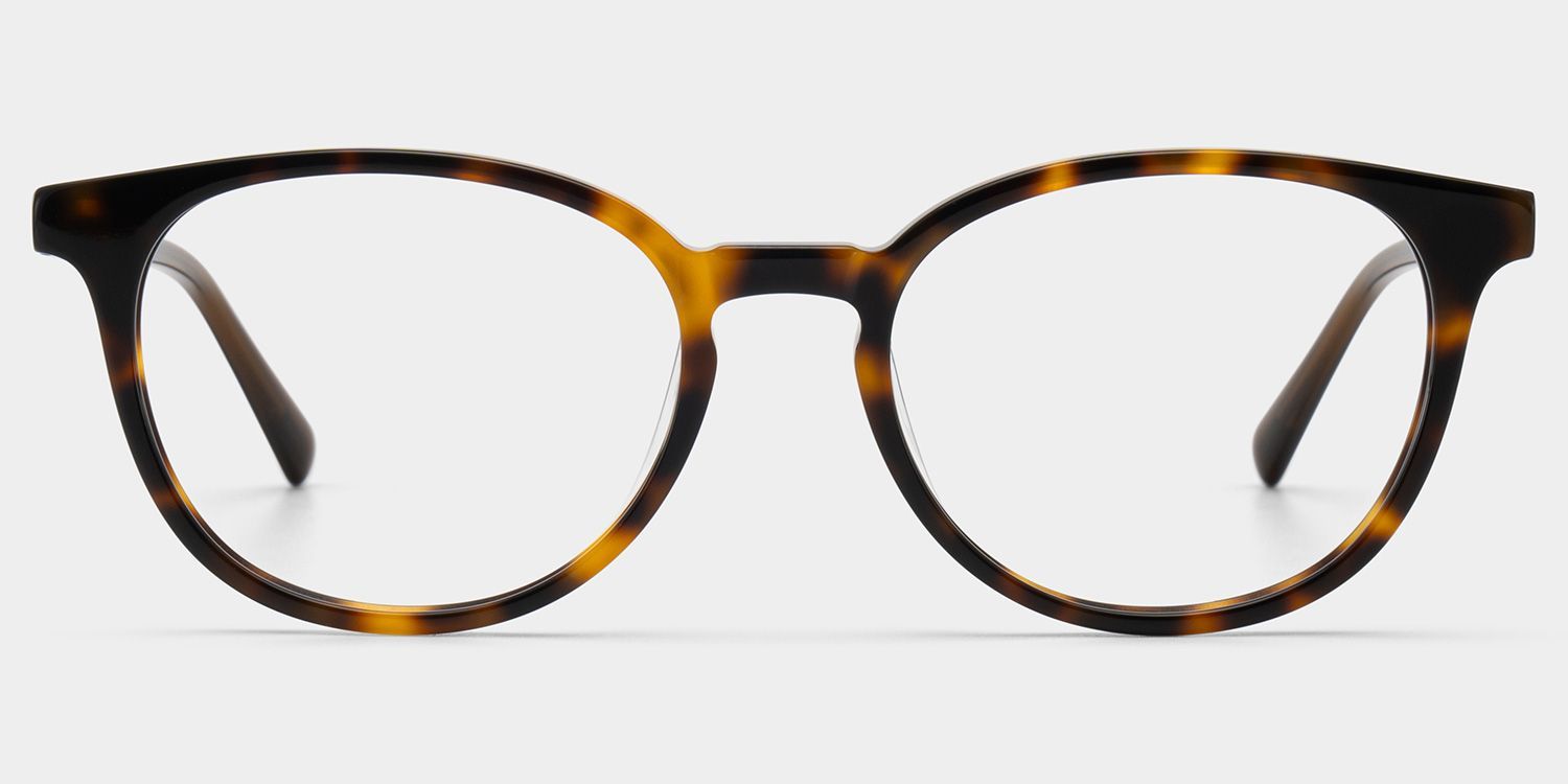 Allison Auburn Eyeglasses -Tortoise Round Frames | ZEELOOL1
