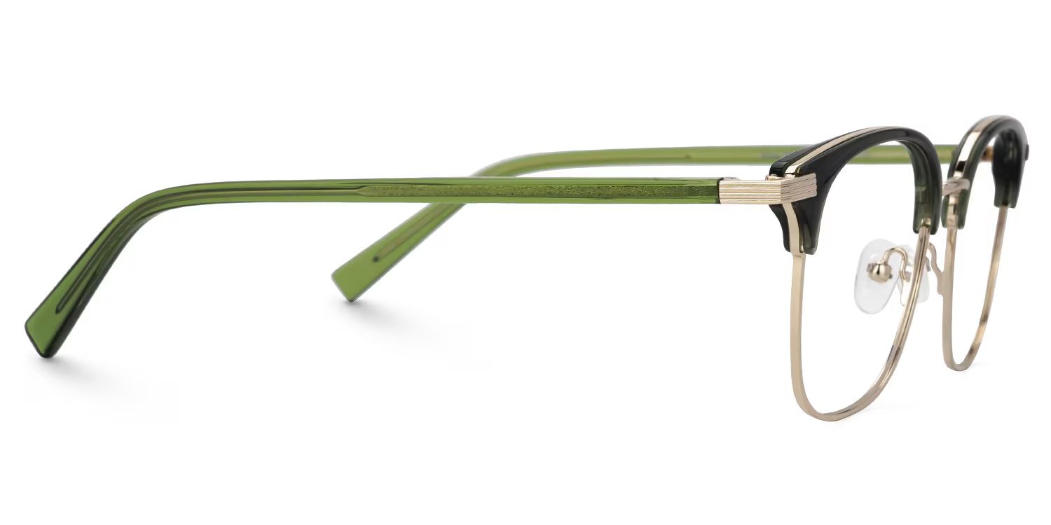 Alves Browline Green Color Frame Glasses for Men | ZEELOOL Canada2