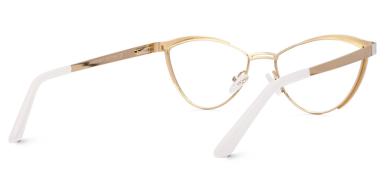 New Black-White Color for Sydney Metal Eyeglasses  | ZEELOOL Canada3