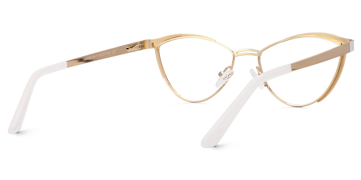 New Black-White Color for Sydney Metal Eyeglasses  | ZEELOOL Canada3