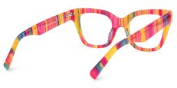 Nereyda Orange Cat eye Glasses3