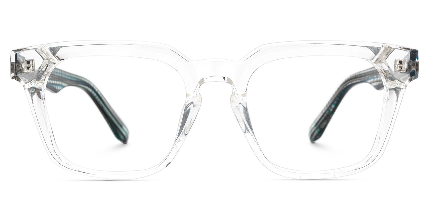 Clear TR90 Square Eyeglasses- Blevins0
