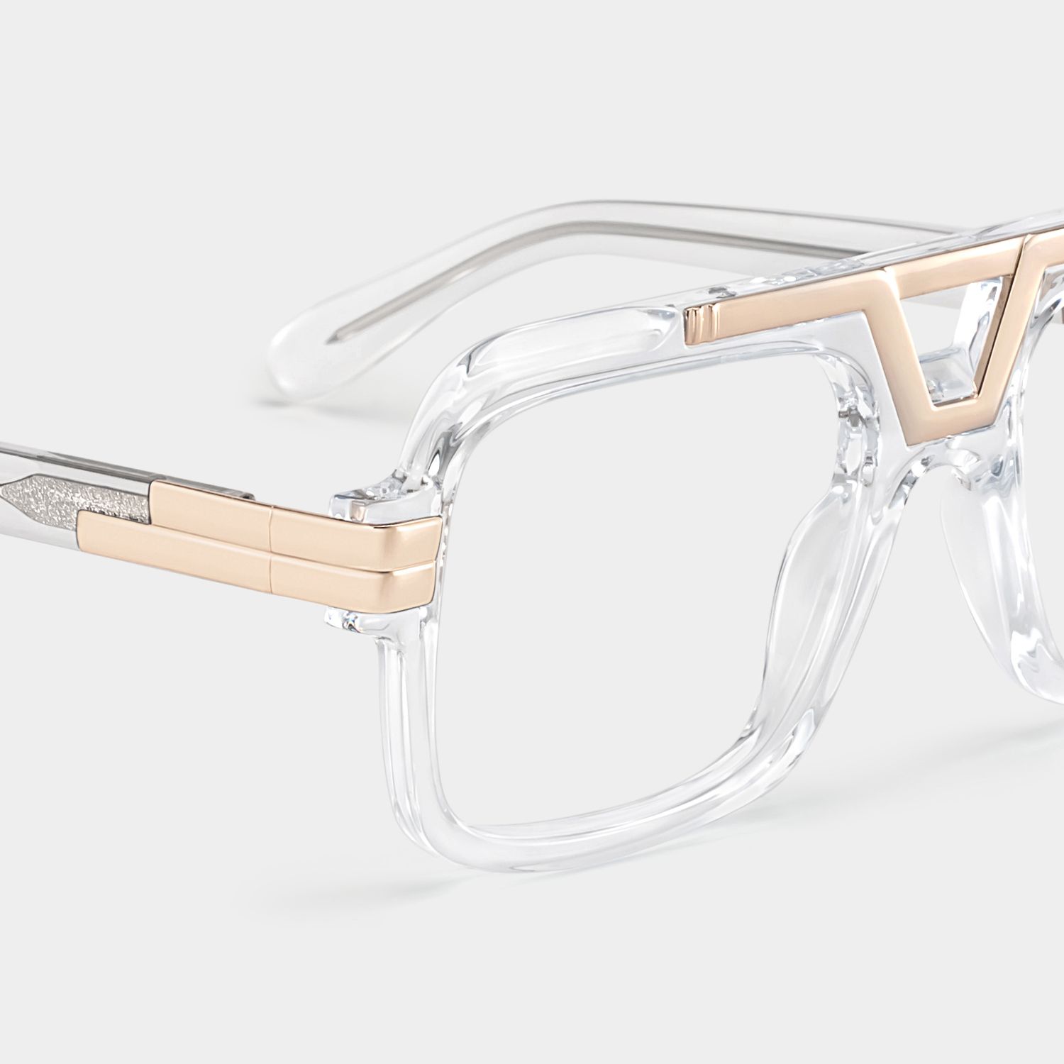 Croswell aviator transparent glasses for men Online | ZEELOOL4