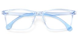 Sunny Rectangle Blue Glasses1