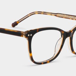 Marigold Tortoise Rectangle Glasses5