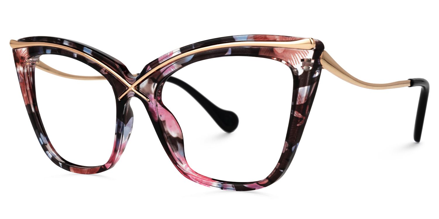 Winston Butterfly Floral Frame Eyeglasses | Zeelool1