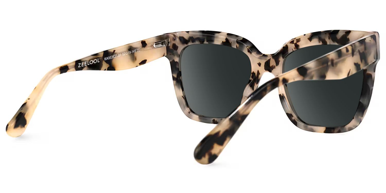 Minguela Square Brown-Tortoise Sunglasses | ZEELOOL Canada3