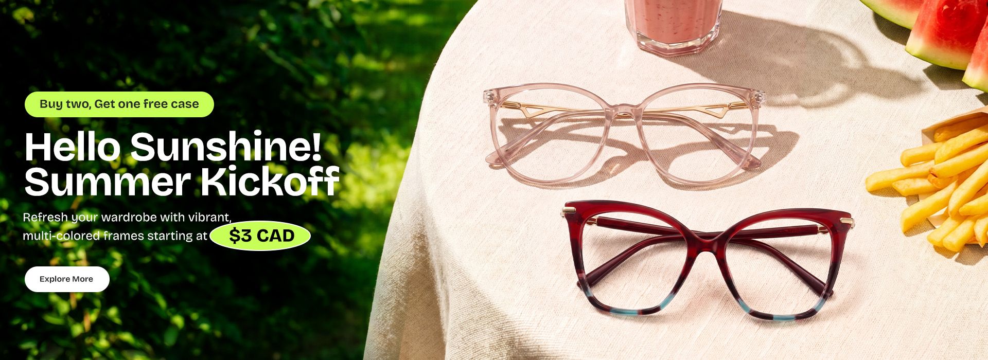 Zeelool optical eyeglasses online store TopBanner0