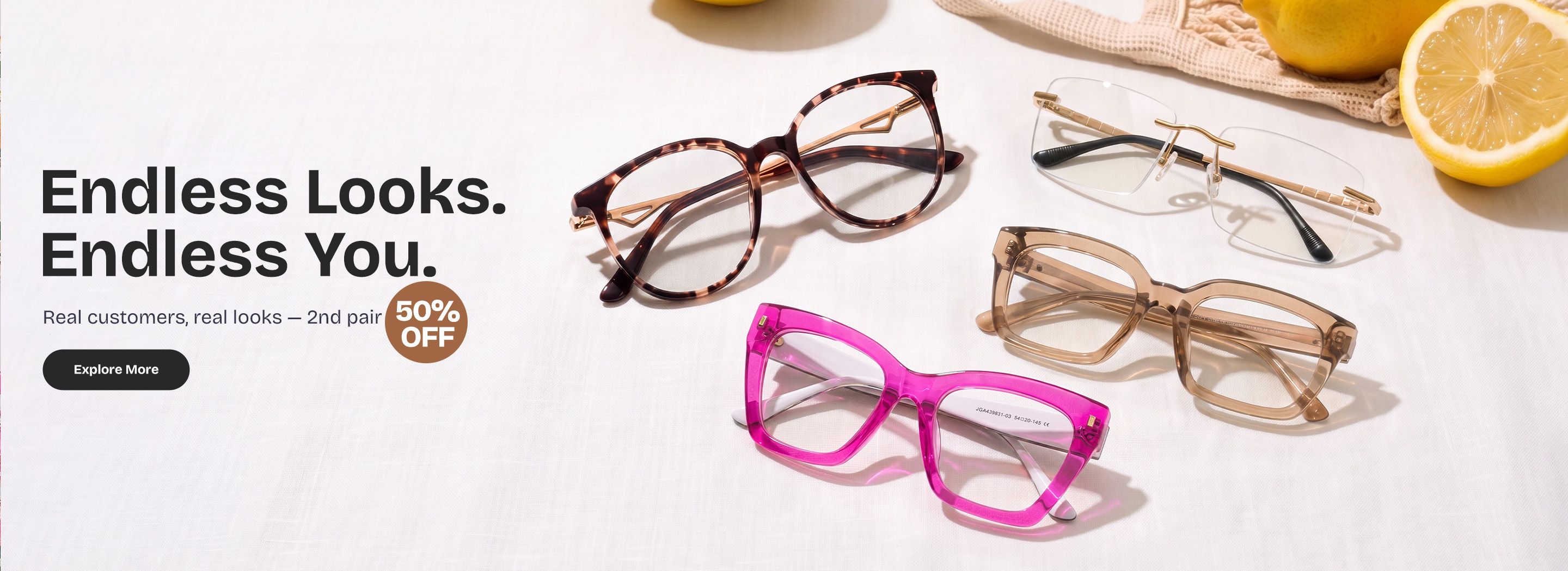Zeelool optical eyeglasses online store TopBanner0