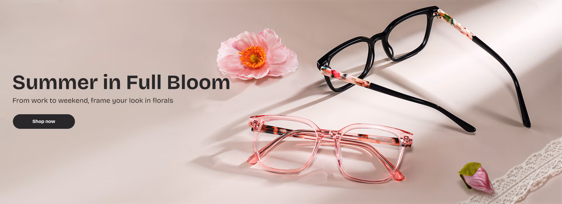 Zeelool optical eyeglasses online store TopBanner1