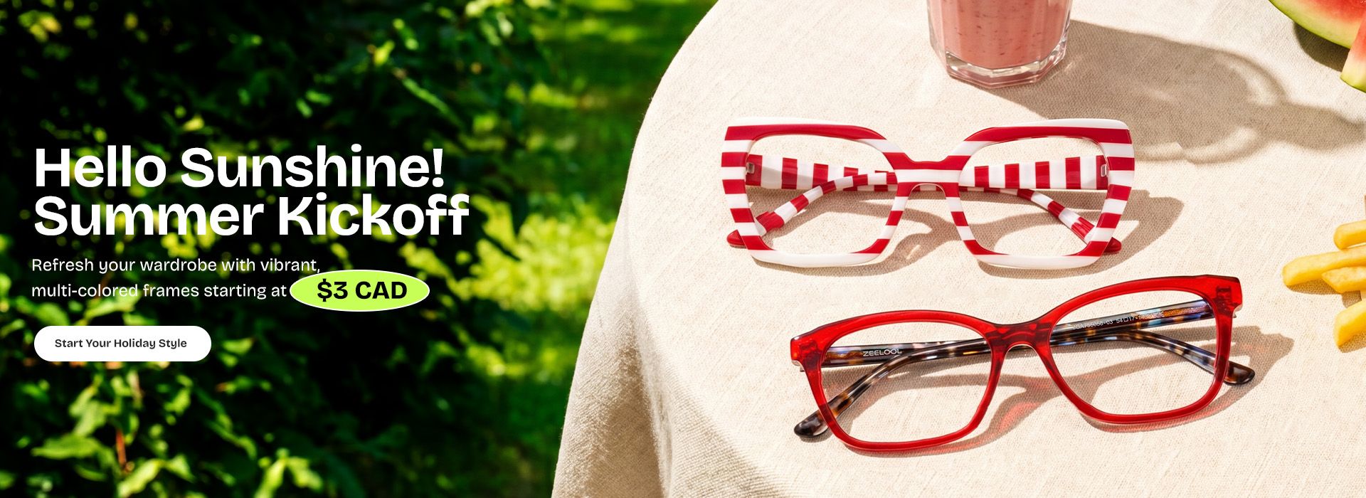 Zeelool optical eyeglasses online store TopBanner0