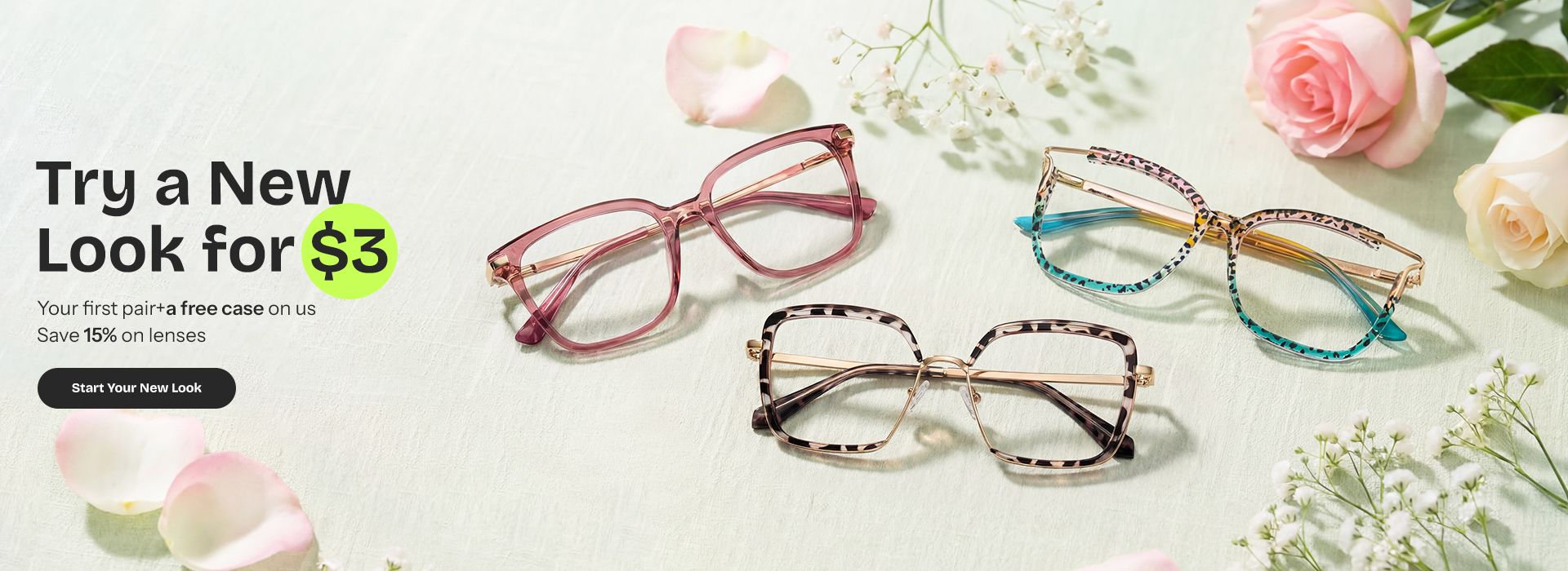 Zeelool optical eyeglasses online store TopBanner0