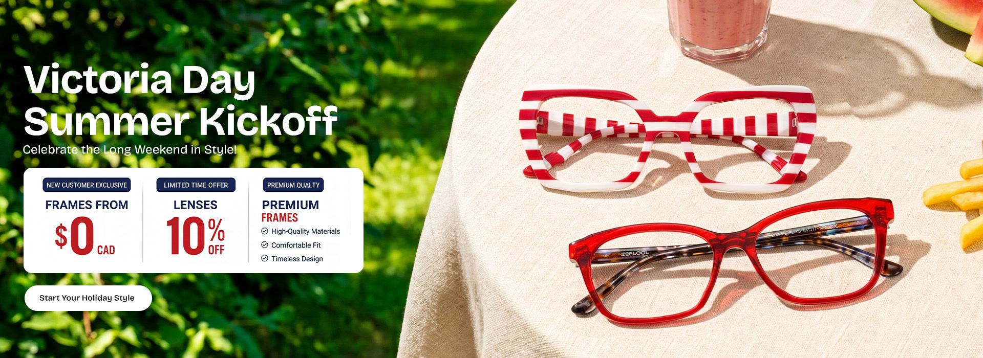 Zeelool optical eyeglasses online store TopBanner0