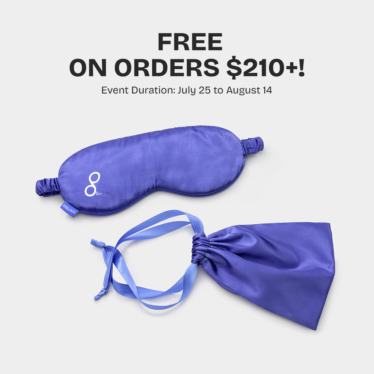 8th Anniversary Limited Edition: Sleep Eye Mask and Storage Bag