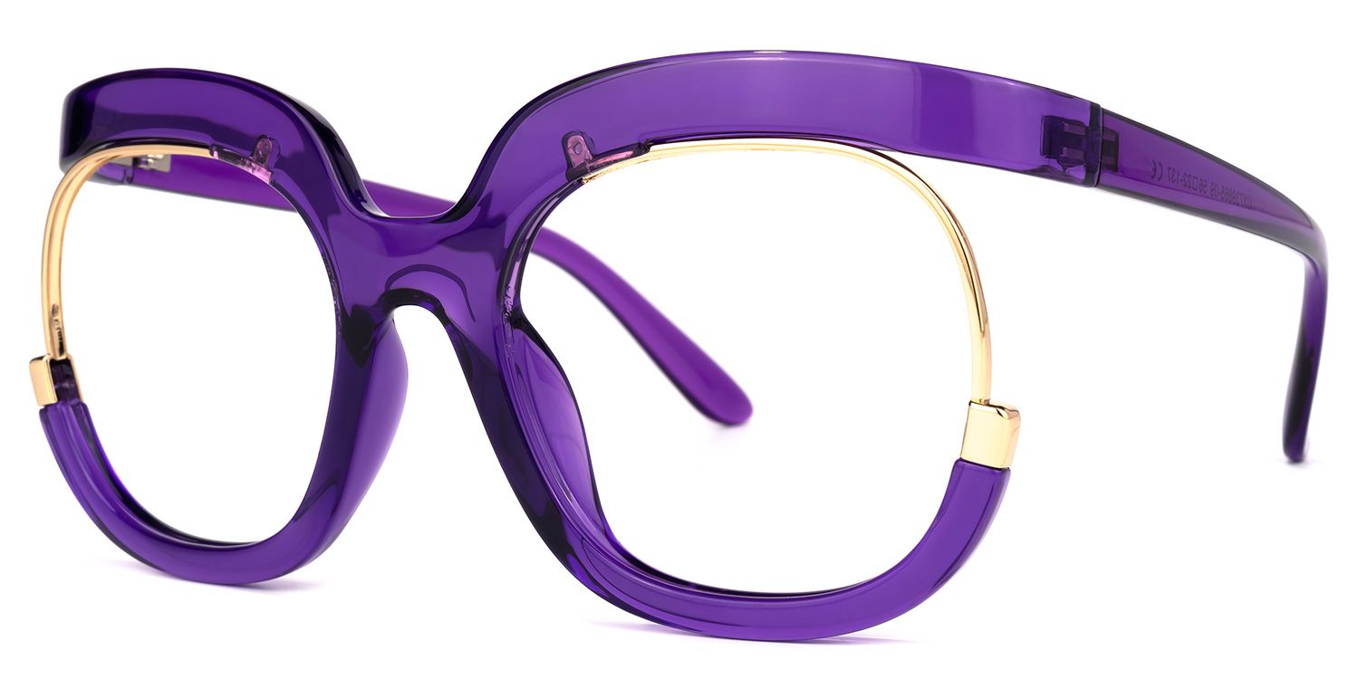 Darice Round Purple Glasses | ZEELOOL Canada1