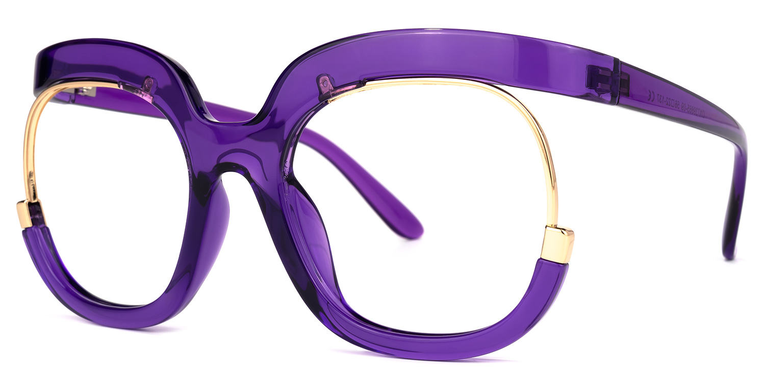 Darice Round Purple Glasses | ZEELOOL Canada1