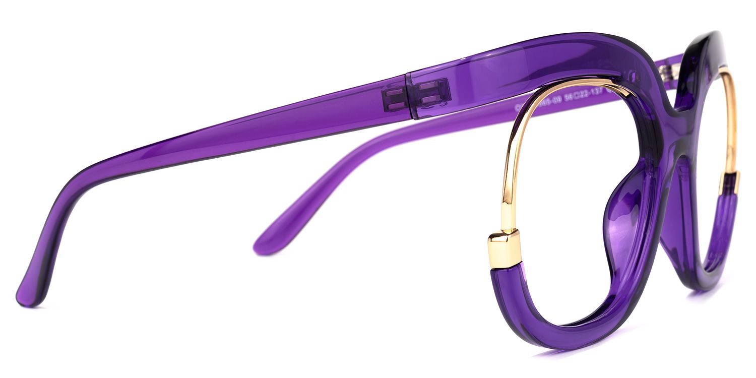 Darice Round Purple Glasses | ZEELOOL Canada2