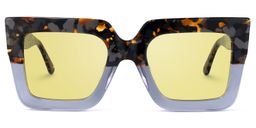 Brandon Square Gray Sunglasses0